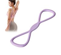 Luminousdo Resistance Bands, 8 Shaped Resistance Band with Handles,Novealcrbe/Beyonddraw/Victoriousact Elastic Fitness Band,15/25 lbs for Working Out, Arm, Back Expander Strap Women Men (Purple-25lb)
