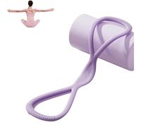 Luminousdo Resistance Bands, Figure 8 Exercise Bands, Resistance Band for Working Out, for Working Out, Arm, Chest Expander, for Women Men (Purple 15 lbs)