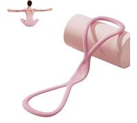 Luminousdo Resistance Bands, Figure 8 Exercise Bands, Resistance Band for Working Out, for Working Out, Arm, Chest Expander, for Women Men (Pink 25 lbs)