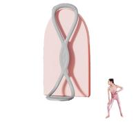 Luminousdo Resistance Bands, Figure 8 Resistance Bands for Women Men, Luminous Do Exercise Bands with Handles, for Working Out, Arm, Chest Expander Strap, Fullbody Yoga (Gray,35LB)