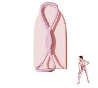 Luminousdo Resistance Bands, Figure 8 Resistance Bands for Women Men, Luminous Do Exercise Bands with Handles, for Working Out, Arm, Chest Expander Strap, Fullbody Yoga (Pink,35LB)