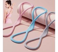 Luminousdo Resistance Bands,Figure 8 Resistance Bands for Women Men,Luminous Do Exercise Bands with Handles for Working Out, Arm, Chest Expander Strap (Pink15+Blue25+Gray35lbs)