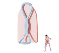 Luminousdo Resistance Bands, Figure 8 Resistance Bands for Women Men, Luminous Do Exercise Bands with Handles, for Working Out, Arm, Chest Expander Strap, Fullbody Yoga (Blue,25LB)