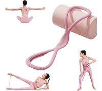 Luminousdo Resistance Bands, Figure 8 Resistance Bands for Women Men, Luminous Do Exercise Bands with Handles for Working Out, Arm, Chest Expander Strap (Pink,35 lbs)