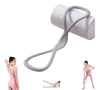 Luminousdo Resistance Bands,Figure 8 Resistance Bands for Women Men,Upgraded 8 Shaped Resistance Band with Handles, for Working Out, Arm, Chest Expander Strap, Yoga Starter Set (Grey 35P)