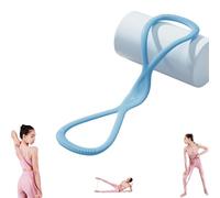 Luminousdo Resistance Bands,Figure 8 Resistance Bands for Women Men,Upgraded 8 Shaped Resistance Band with Handles, for Working Out, Arm, Chest Expander Strap, Yoga Starter Set (Blue 25P)