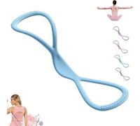 Luminousdo Resistance Bands, Fullbody Yoga Pulling Rope, Exercise Bands for Women Men, for Arm, Chest Expander/Back Training Elastic Ropes (Blue(25lb))