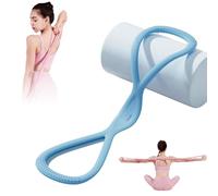 Luminousdo Resistance Bands, Victoriousact/Novealcrbe Resistance Band, Figure 8 Exercise Bands for Women Men, Foot Resistance Bands with Handles, Figure 8 Lifting Strap (Blue 25 lbs)