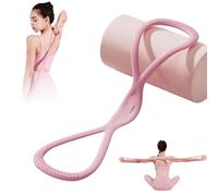 Luminousdo Resistance Bands, Victoriousact/Novealcrbe Resistance Band, Figure 8 Exercise Bands for Women Men, Foot Resistance Bands with Handles, Figure 8 Lifting Strap (Pink 15 lbs)
