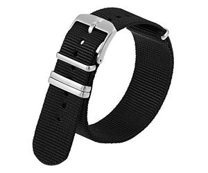 Luminox - Bracelet de montre authentique - Bracelet de rechange 19 mm, 20 mm, 22 mm, 23 mm, 24 mm - Bracelets de montre pour homme en caoutchouc, nylon et toile - Plusieurs variantes et couleurs