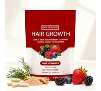 Lumins Hair Growth Gummies, Supports Thicker, Stronger & Healthier-Looking Hair - Mixed Berry Flavor, 60 Gummies