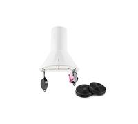 Hotte aspirante murale Klarstein Lumio Neo - recyclage d'air - 610 m³/h - inox blanc