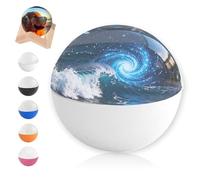 LumiOrb WiFi Crystal Ball, Memory Sphere Lamp 2.7" Crystal Ball Video Player Memory Orb Lamp Personalized Uploadable Videos & Photos Video Gift, DIY Gift for Anniversary (White)