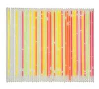 Home Deco Factory Lot de 50 bracelets bâtons lumineux LUMIOSTICK X50 multicolores