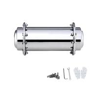 Lumirio Capsule temporelle étanche de 25,9 cm en acier inoxydable 304 avec clé à molette, gants, cadeau d'anniversaire, de mariage, de remise de diplôme (argent)