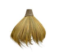 Lumisky Abat jour naturel MASAI en herbe de rayung style bohème H40cm pour monture électrique E27