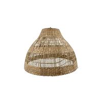 Lumisky Abat Jour Naturel Merida en Herbe Marine Style bohème H34cm pour Monture électrique E27