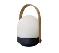 Lumisky Baladeuse sans fil poignée bambou naturel LED blanc chaud dimmable AURA H27cm