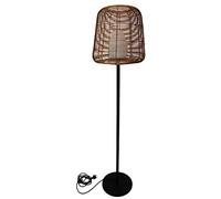 Lumisky Lampadaire filaire design poly rotin pour extérieur LED blanc TALL BOHEME H150cm culot E27