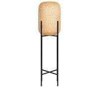 Lumisky Lampadaire sans fil à 4 pieds metal LED blanc et multicolore dimmable STANLEY en poly rotin H150cm avec télécommande