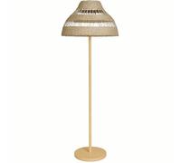 Lampadaire sans fil ELION Beige Rotin H168cm Beige G