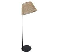 Lumisky Lampadaire sans fil pied metal LED blanc et multicolore dimmable OCTAVIO en corde naturelle H170cm avec télécommande