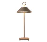 Lampe de table sans fil marron marais