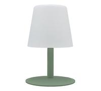 Lampe de table sans fil - LUMISKY - STANDY MINI Olive - H25 cm - Pied en acier vert olive - LED blanc chaud et blanc