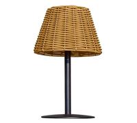 Lumisky Lampe de table solaire AMIRA SOLAR base module solaire rechargeable avec télécommande H25cm