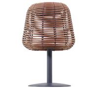 Lumisky Lampe de table solaire STANDY MINI BOHEME SOLAR avec base module solaire rechargeable avec télécommande H26cm