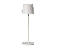 LUMISKY-Lampe de table touch sans fil en aluminium blanc Kelly White - diamètre 10 x H 38 cm