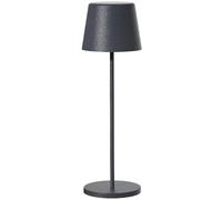 Lumisky Lampe de table touch sans fil en aluminium gris KELLYL ROCK LED blanc dimmable H38 cm