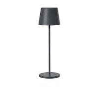 LUMISKY-Lampe de table touch sans fil en aluminium noir Kelly Black - diamètre 10 x H 38 cm