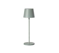 LUMISKY-Lampe de table touch sans fil en aluminium vert Kelly Olive - diamètre 10 x H 38 cm