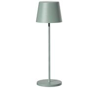 Lumisky Lampe de table touch sans fil en aluminium vert OLIVE LED blanc dimmable H38cm