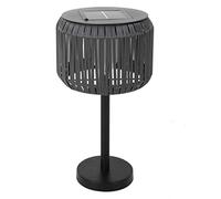 Lumisky Lampe solaire pied acier LED blanc chaud TRAILY W50 H47cm