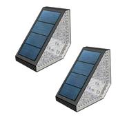 Lumisky Lot de 2 Balises Solaires LED Blanc chaud 2x STEPY pour Allée et Escaliers H5cm