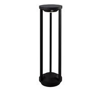 LUMISKY / LUMIJARDIN Borne solaire de jardin gris LED blanc chaud PORTO H85cm avec détecteur de mouvement