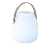 Mini baladeuse musicale bluetooth sans fil LEB blanc/multicolore dimmable MINI MAY PLAY H23cm avec télécommande