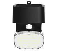 Lumisky Projecteur solaire éclairage puissant LED 2000LM blanc BRILOCK avec détecteur de mouvement H15cm