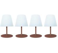 Lumisky Set de 2 lampes de table LED sans fil TWINS Terracota H16cm (Lot de 2)