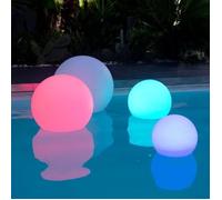 LUMISKY Sphère Led sans fil télécommandable 30 cm - Multicolore