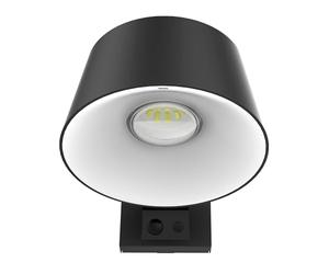 Lumisky Spot projecteur mural solaire LOOPIN blanc froid avec détecteur de mouvement 4 modes H10cm