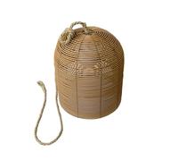 Suspension nomade - LUMISKY - HANG BOHEME - H35 cm - Polyrotin avec corde - LED blanc chaud et blanc dimmable