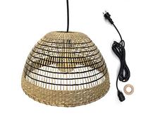 Lumisky Suspension sur secteur pour l'extérieur CESARE OUTDOOR CABLE en herbe marine tressée style bohème 5m de longueur de câble