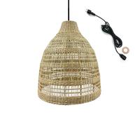 Lumisky Suspension sur secteur pour l'extérieur FREYA LONG OUTDOOR CABLE en herbe marine style bohème 5m de longueur de câble