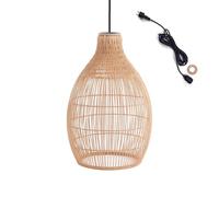 Lumisky Suspension sur secteur pour l'extérieur HOLIDAY OUTDOOR CABLE en poly rotin style bohème 5m de longueur de câble