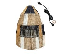 Lumisky Suspension sur secteur pour l'extérieur ZAHARA OUTDOOR CABLE en corde naturelle style bohème 5m de longueur de câble