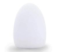 Lumisky Œuf lumineux sans fil LED blanc/multicolore dimmable EASY H23cm avec télécommande et socle à induction