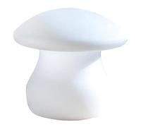 Lumisky Veilleuse rechargeable champignon LED blanc/multicolore dimmable FUNNY H20cm avec télécommande et socle à induction